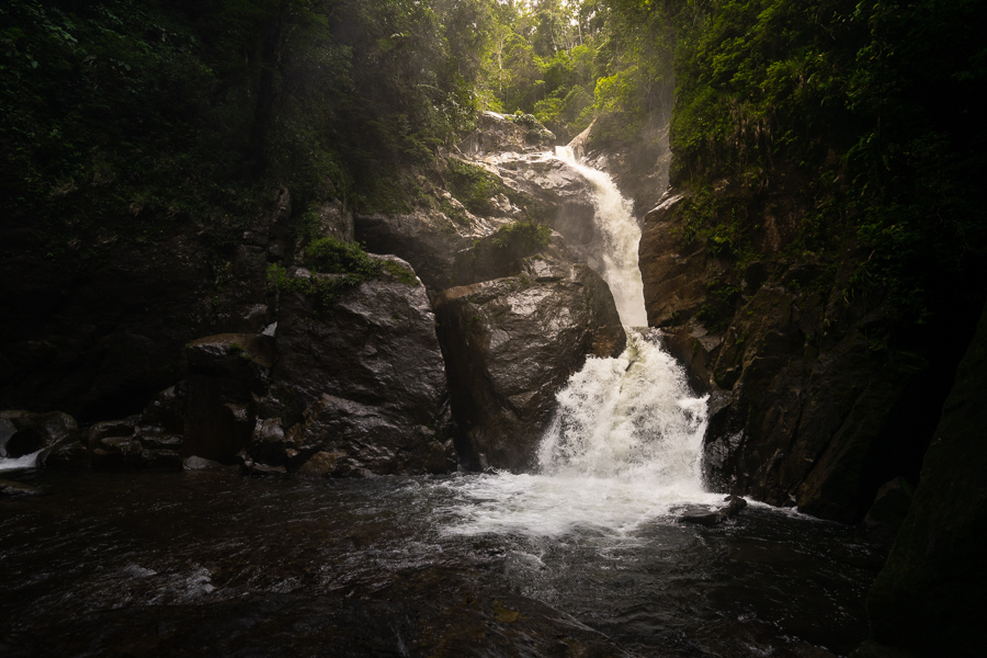bermejo waterfall santa fe hike