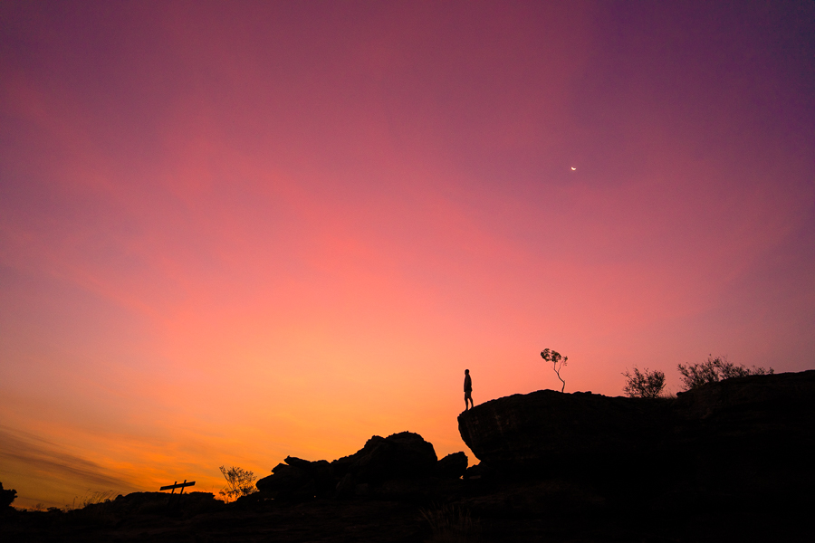 nourlangie rock lookout sunset kakadu